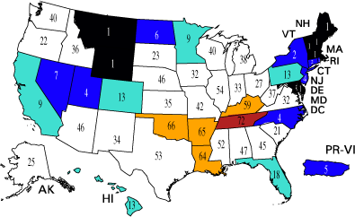 October-December statewide ranks