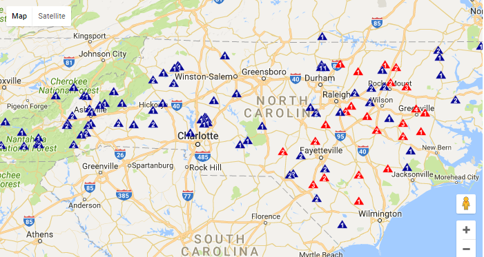 Streamflow measurements and click to view a large image with more options