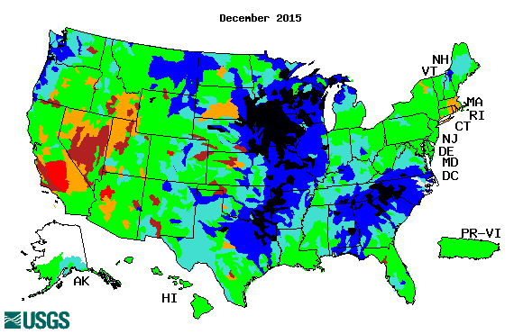 USGS WaterWatch -- Streamflow conditions