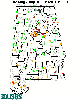 USGS Daily Streamflow Conditions