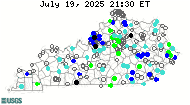Current streamflow conditions in Kentucky; click to go to a larger map. Current streamflow conditions in Kentucky; click to go to a larger map.