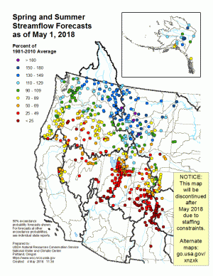 NRCS streamflow forecasts