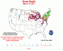 current snow depth